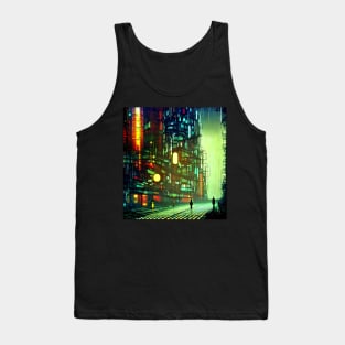 Abstract Cityscape Tank Top